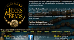 Desktop Screenshot of clevelandrocksandbeads.com