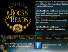 Tablet Screenshot of clevelandrocksandbeads.com
